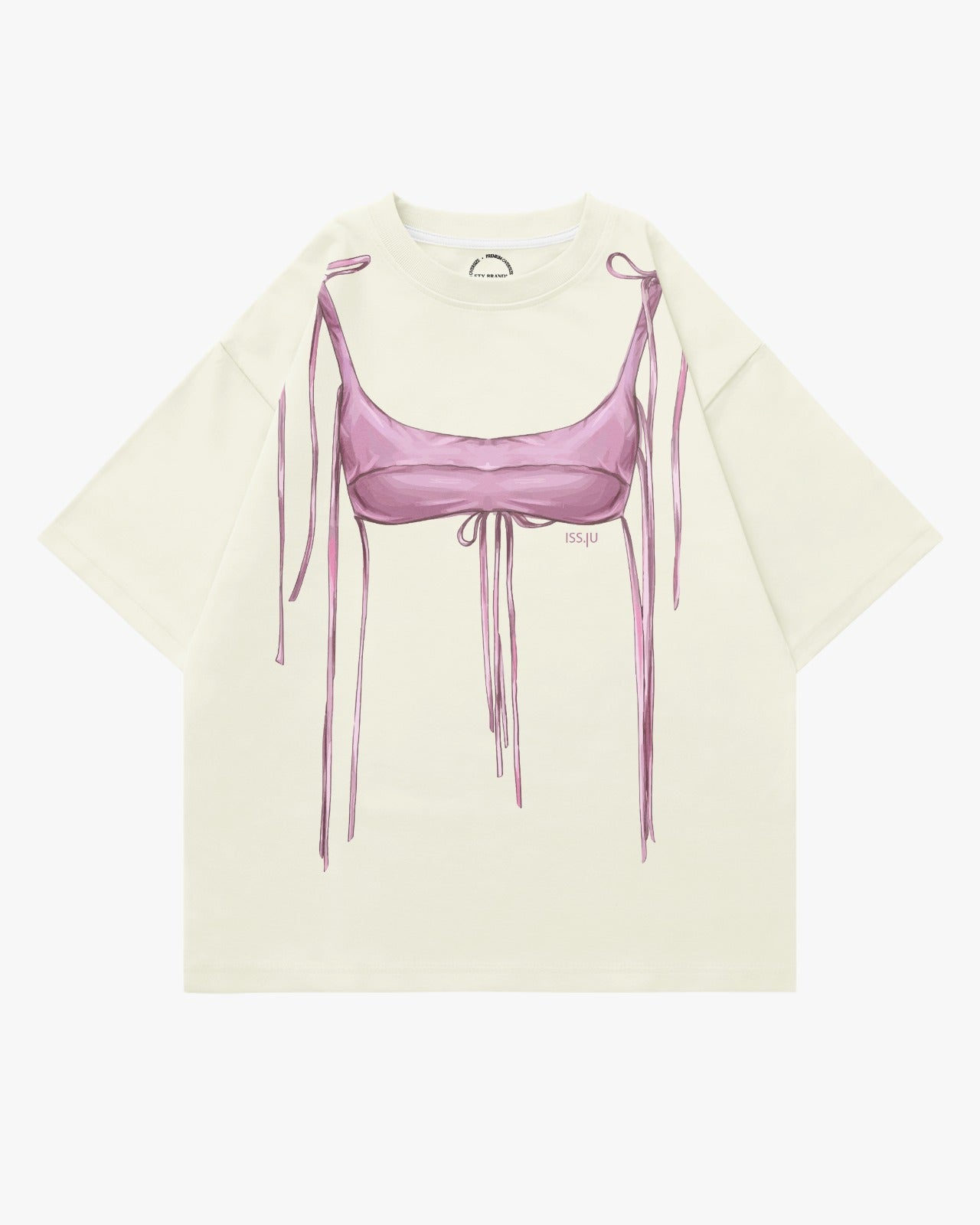 CAMISETA CROP ROSA