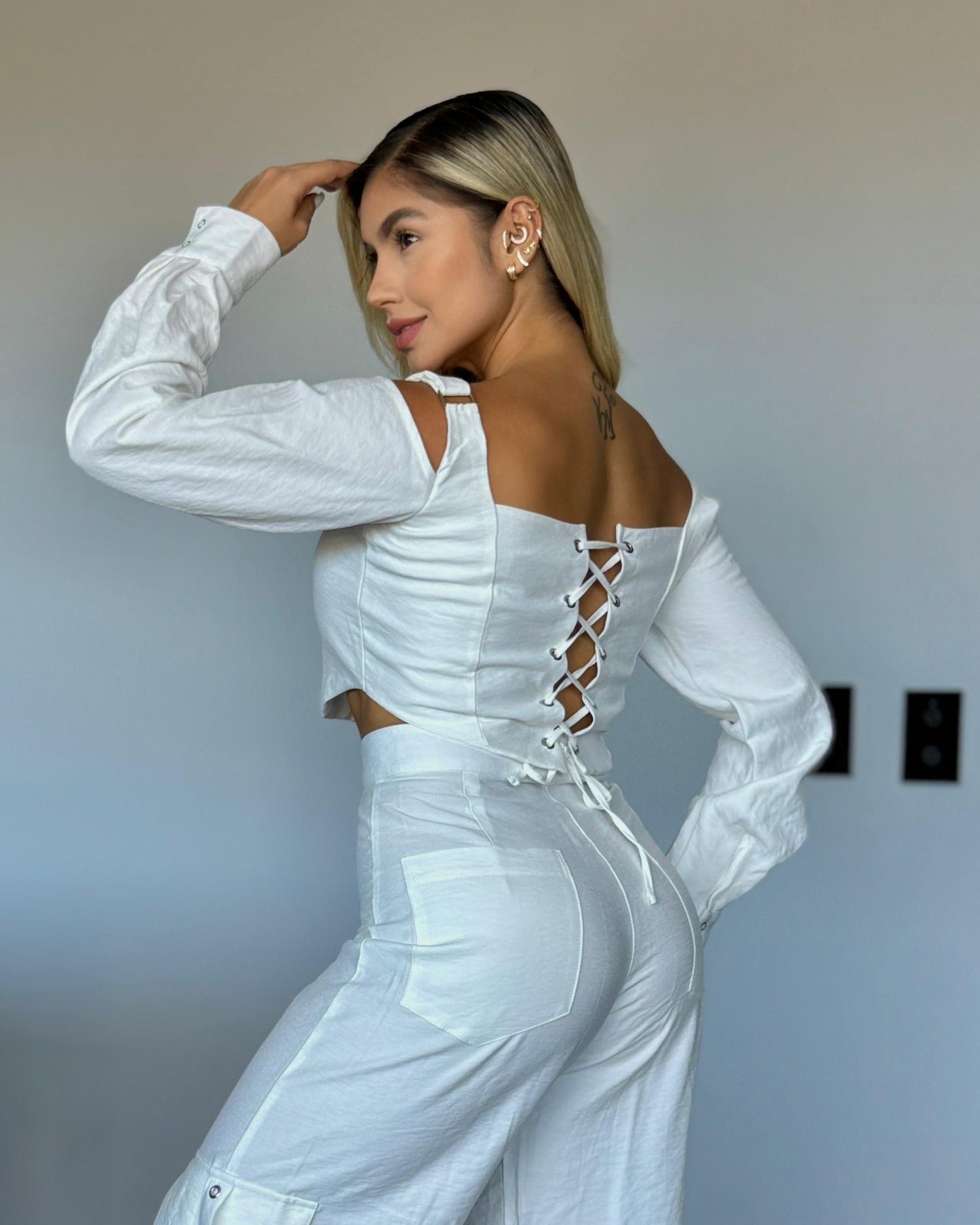 CORSET OH LALA MARFIL