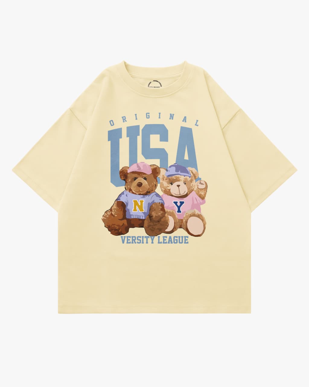 CAMISETA OSOS USA AMARILLO