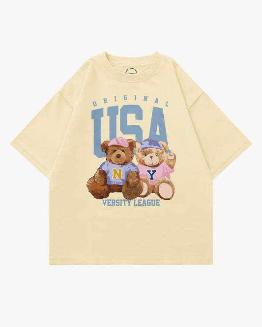 CAMISETA OSOS USA AMARILLO